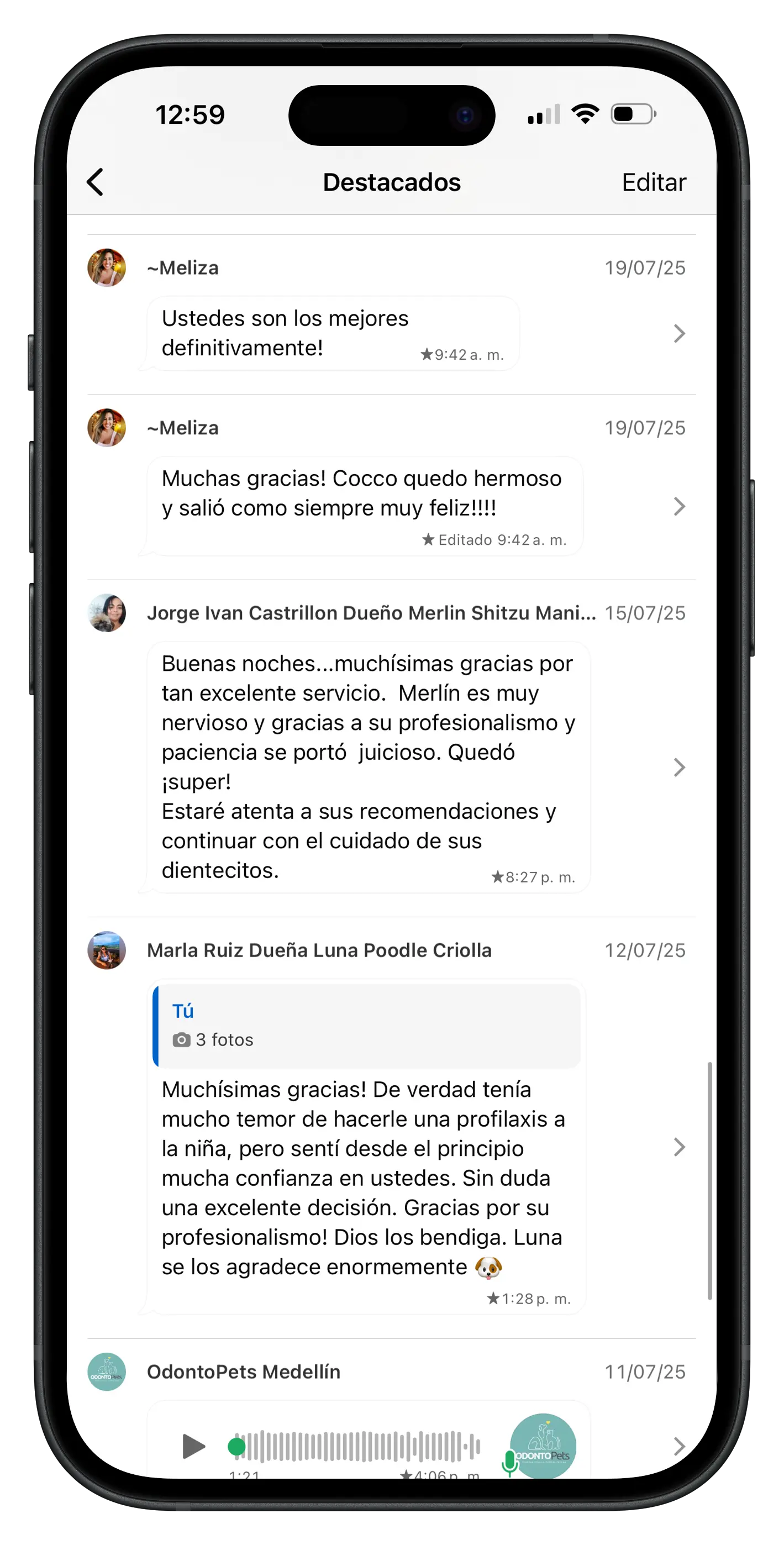 Testimonio cliente OdontoPets